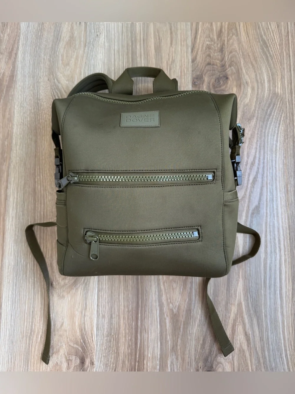 Dagne Dover Indi Medium Neoprene Diaper Backpack Dark Moss
